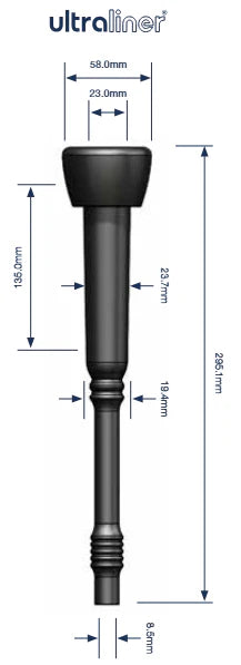 zitzengummi Milkrite DL179U korr. 928179-01 DeLaval Set 4 St.