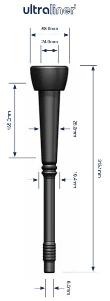 zitzengummi Milkrite DL295U korr. 999295-01 DeLaval Satz 4 St.