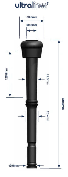 zitzengummi Milkrite DL4007U korr. 964007-01 DeLaval Satz 4 St.