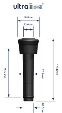 zitzengummi Milkrite WS230U korr. 7021-2725-230 GEA set 4 St.