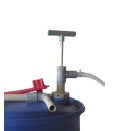 Fasspumpe PP 80 cm für Fass 120 L, mit Schlauch PE und Auslaufbogen PP