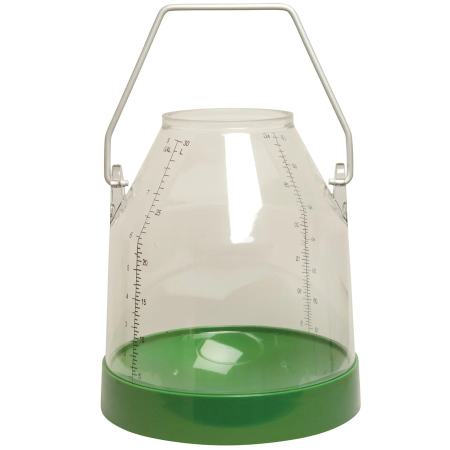 Milcheimer, grüner Griff, 117 mm