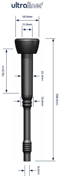 zitzengummi Milkrite DL178U korr. 928178-01 DeLaval Satz 4 St.